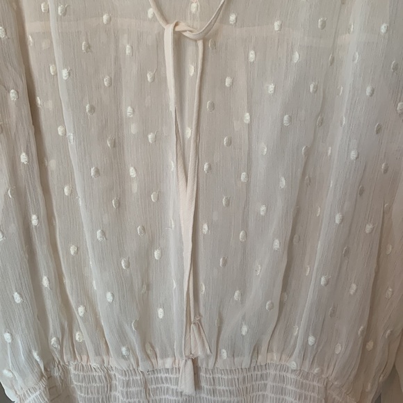 Free People sheer dotted blouse - Picture 7 of 8